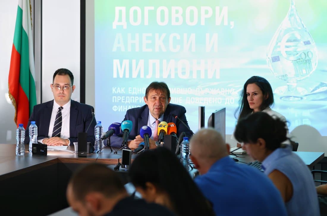 Министър Шишков дава на прокуратурата договори на ВиК дружества, нанесени са щети за над 2,6 милиона евро